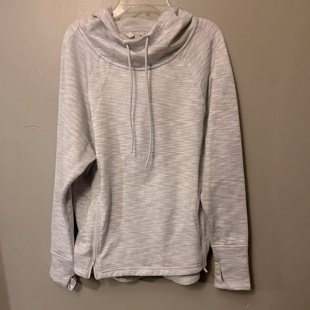 Athleta Heathered Gray Hoodie